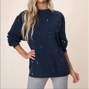 Kittenish Splatter Crewneck